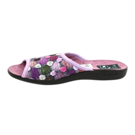 Pantuflas 3D Adanex violeta púrpura rosa 2