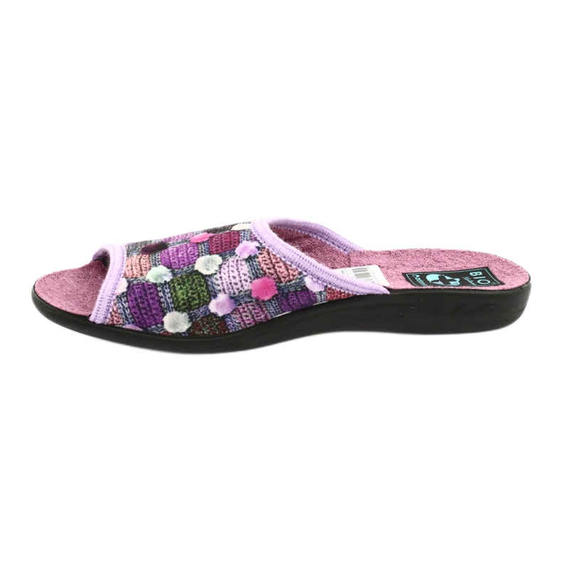 Pantuflas 3D Adanex violeta púrpura rosa 2