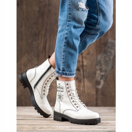 Goodin Botines blancos de Glany 5