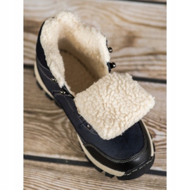 Arrigo Bello Botas de invierno con cordones azul 1
