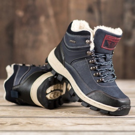 Arrigo Bello Botas de invierno con cordones azul 5
