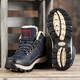 Arrigo Bello Botas de invierno con cordones azul 7