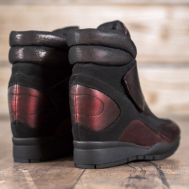 Sergio Leone Zapatillas Velcro rojo 5