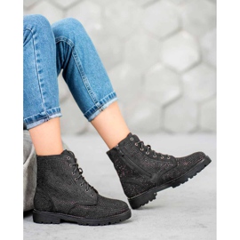 Sweet Shoes Botas de ante negras negro 2