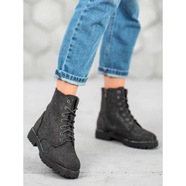 Sweet Shoes Botas de ante negras negro 3
