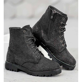 Sweet Shoes Botas de ante negras negro 5