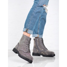 Sweet Shoes Botas de ante gris 6
