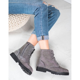 Sweet Shoes Botas de ante gris 4