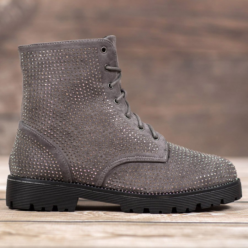 Sweet Shoes Botas de ante gris 2