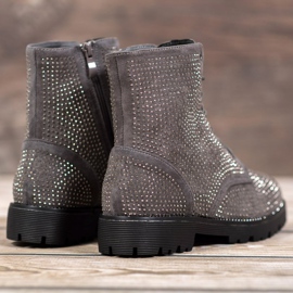 Sweet Shoes Botas de ante gris 3