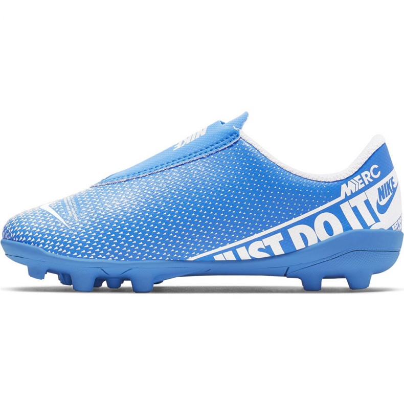 Zapatos de fútbol Nike Mercurial Vapor 13 Club Mg PS (V) Jr AT8162 414 azul azul 2