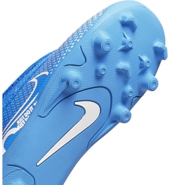 Zapatos de fútbol Nike Mercurial Vapor 13 Club Mg PS (V) Jr AT8162 414 azul azul 5