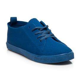 SDS Zapatillas con cordones azul 2