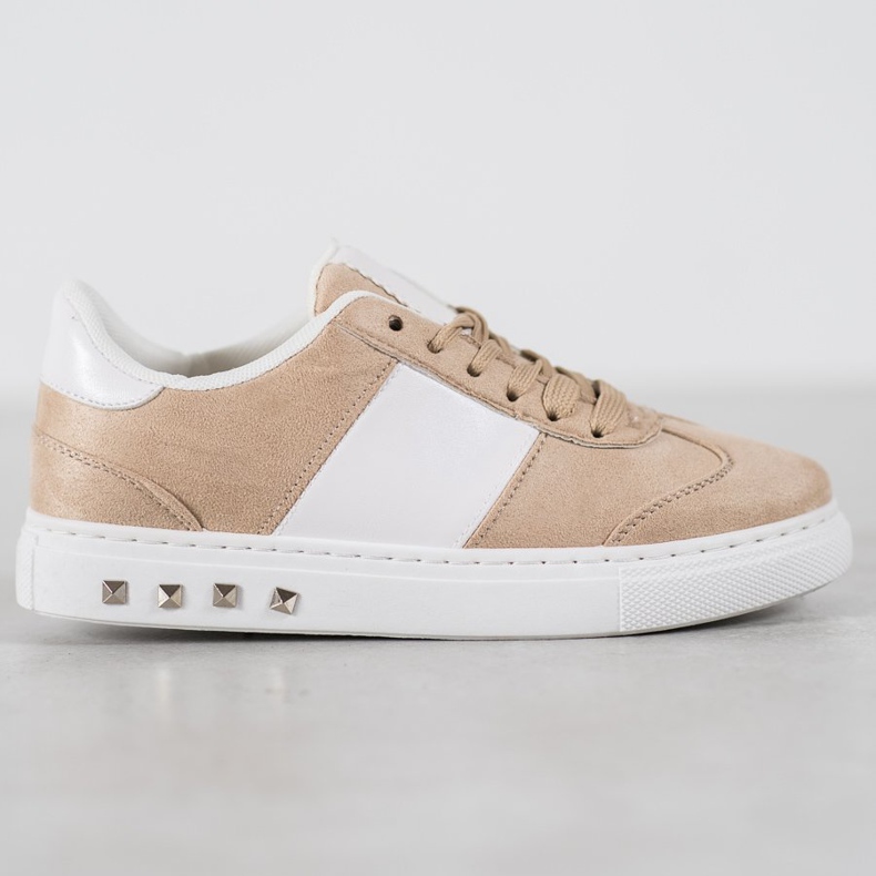 Emaks Zapatillas con diamantes de imitación marrón 1