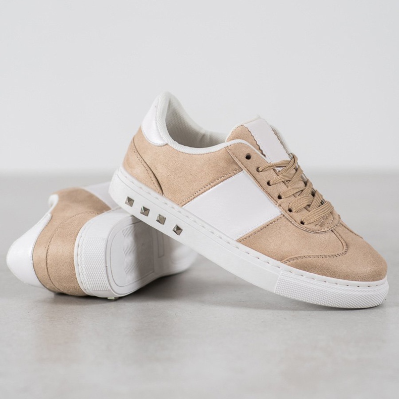 Emaks Zapatillas con diamantes de imitación marrón 2