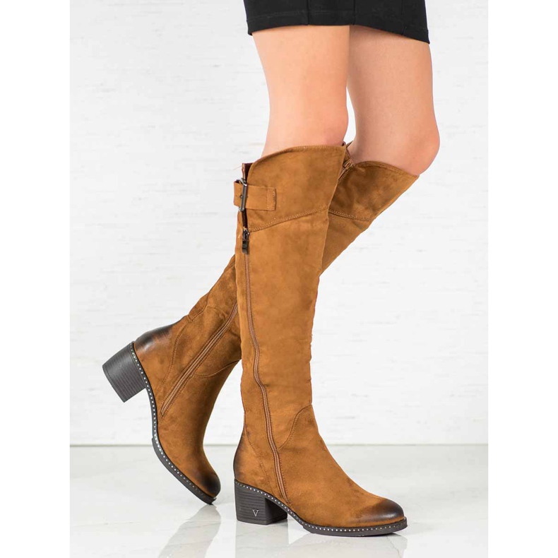 Botas VINCEZA camel marrón 1 Botas VINCEZA camel marrón 1