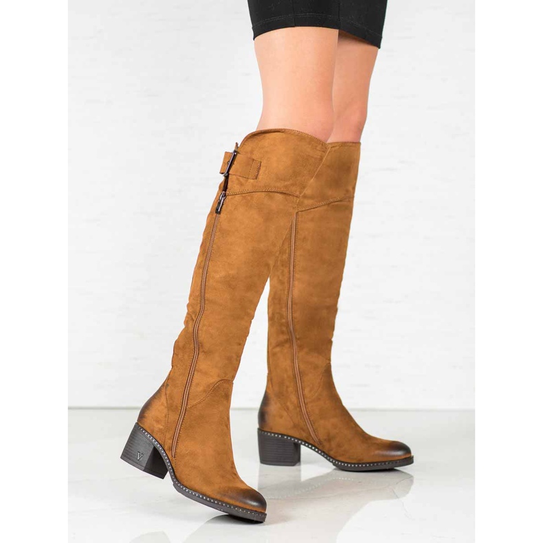 Botas VINCEZA camel marrón 2