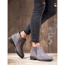 SHELOVET Botas con tachuelas gris 2 SHELOVET Botas con tachuelas gris 2