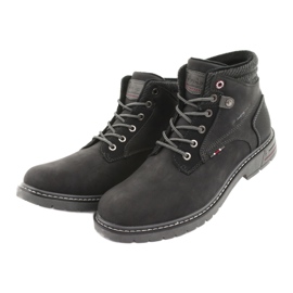 Botas de hombre american club RH35 negras negro 3