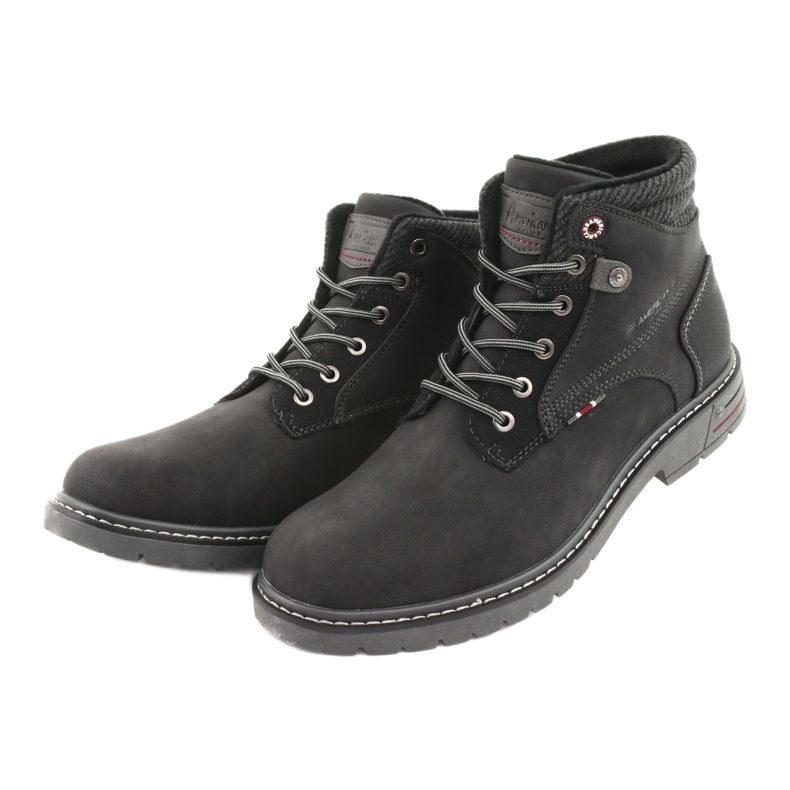 Botas de hombre american club RH35 negras negro 3