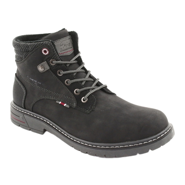 Botas de hombre american club RH35 negras negro 1