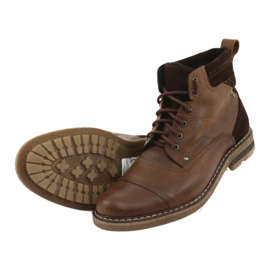 Botines cálidos atados Moskała BR-4 marrón 5