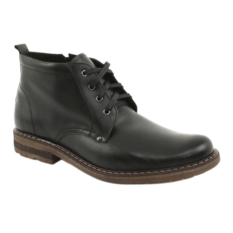 Botas negras Moskała BR-1 para hombre negro 1
