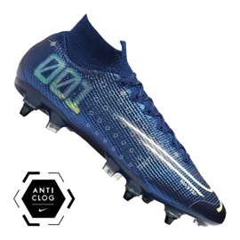 Zapatillas de fútbol Nike Superfly 7 Elite Mds SG-Pro Ac M CK0013-401 azul marino azul marino 3