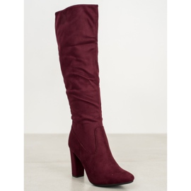 Botas VINCEZA elegantes rojo 2
