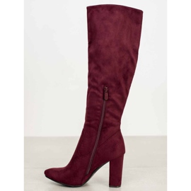 Botas VINCEZA elegantes rojo 3