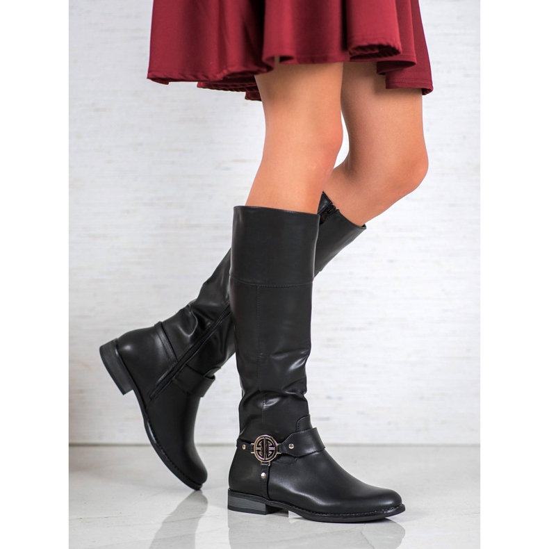 Gogo Botas de montar negras negro 2