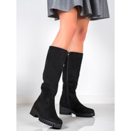 Filippo Botas con plataforma negro 2