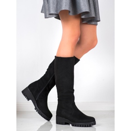Filippo Botas con plataforma negro 1