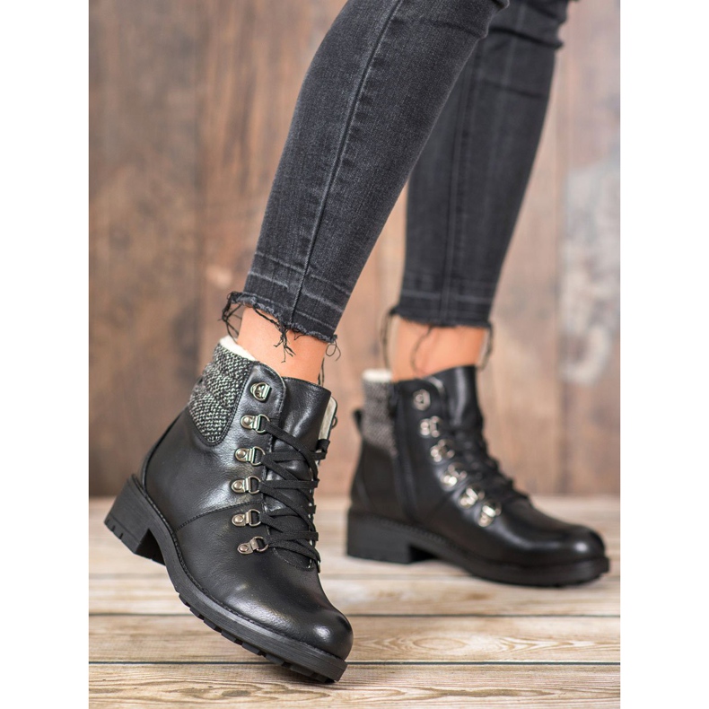 J. Star Botas con estilo negro 2