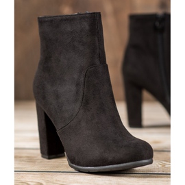 SHELOVET Botas de gamuza sexy negro 2