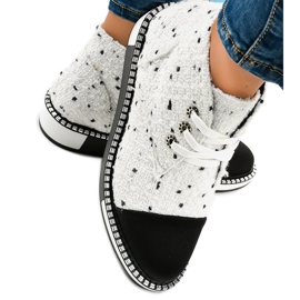 Botas blancas con cordones TS1811 blanco 4