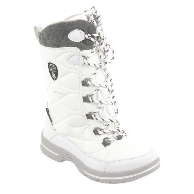Botas de nieve con membrana American Club SN08 blanco gris 1 Botas de nieve con membrana American Club SN08 blanco gris 1