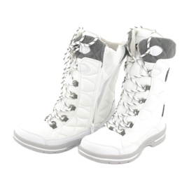 Botas de nieve con membrana American Club SN08 blanco gris 5 Botas de nieve con membrana American Club SN08 blanco gris 5