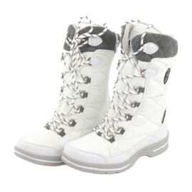 Botas de nieve con membrana American Club SN08 blanco gris 3 Botas de nieve con membrana American Club SN08 blanco gris 3