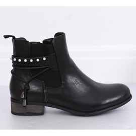Botines Chelsea negros para mujer 846 Negro 4