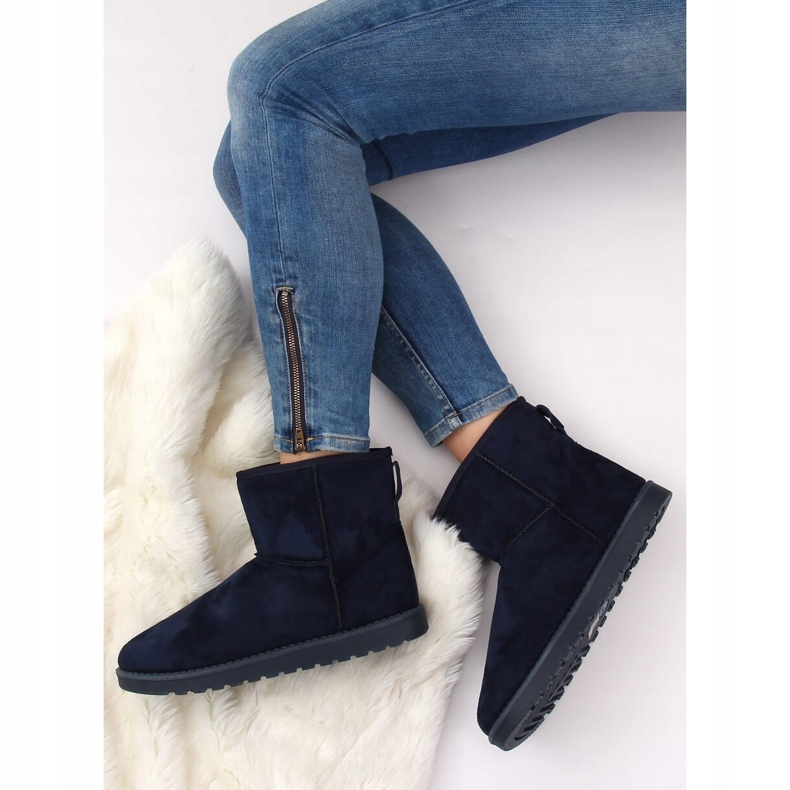 Botas de nieve emusy navy blue C-08 Blue azul marino 1