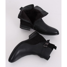 Botas negras Jodhpur para mujer 3332 Negro 2 Botas negras Jodhpur para mujer 3332 Negro 2
