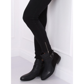 Botas negras Jodhpur para mujer 3332 Negro 5
