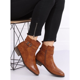 Camel 3332 Botines Chelsea Camel para mujer marrón 4
