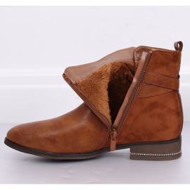Camel 3332 Botines Chelsea Camel para mujer marrón 3