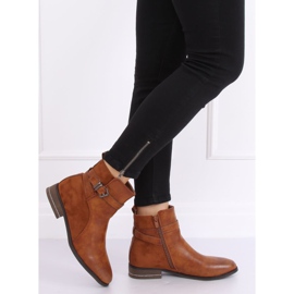Camel 3332 Botines Chelsea Camel para mujer marrón 6