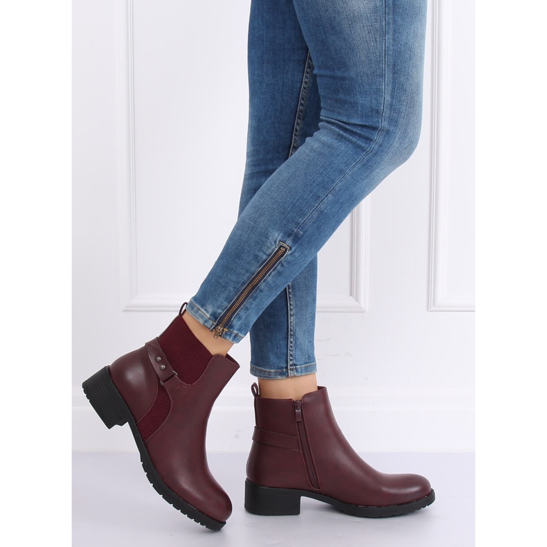 Botas Jodhpur granate 1089 Winred rojo 2 Botas Jodhpur granate 1089 Winred rojo 2