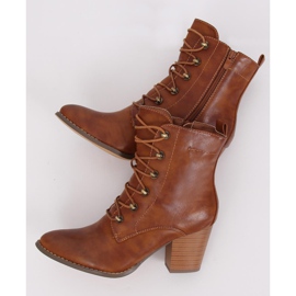 Botas con cordones camel 3698 Camel marrón 1 Botas con cordones camel 3698 Camel marrón 1