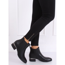 Botines Chelsea negros para mujer 3303 Negro 1