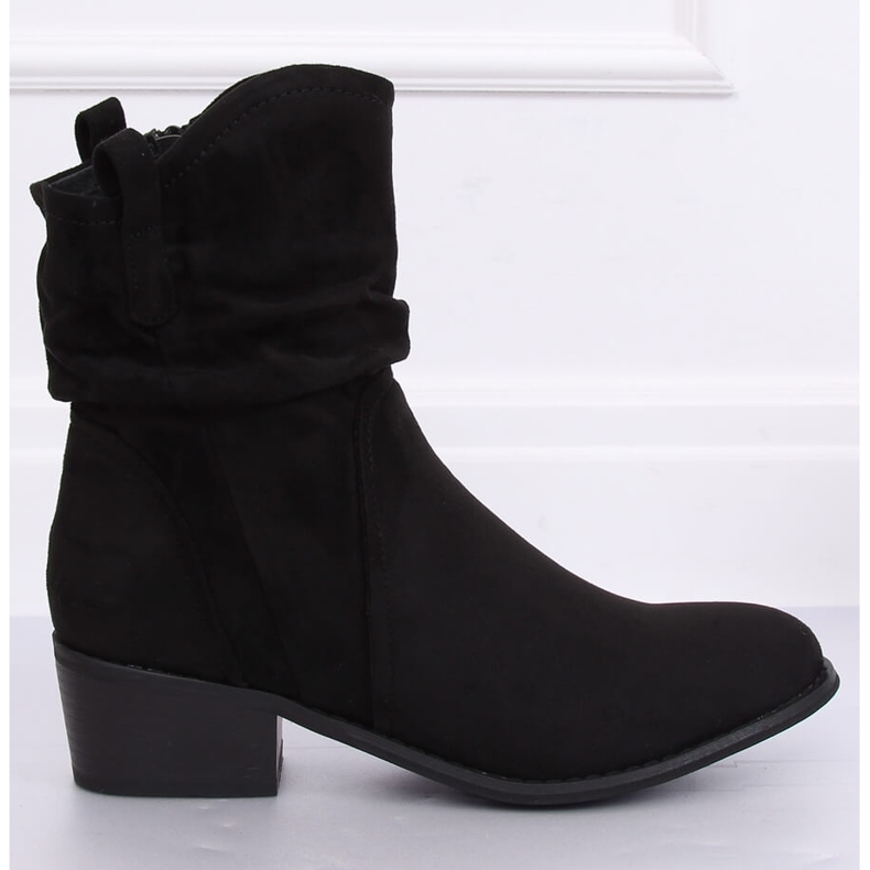 Botas de mujer de ante negro negro 3893 negro 2